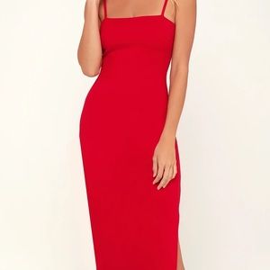 Lulus red dress!